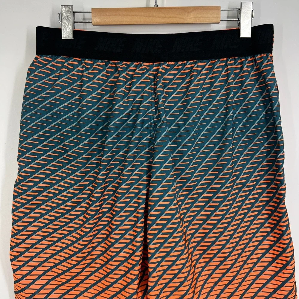 Nike Board‎ Swim Shorts Mens Size L Orange Blue NESS7414 10